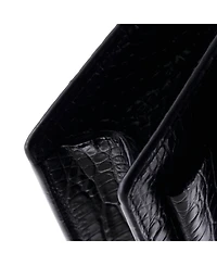 Pre-Owned Saint Laurent Sunset Chain Wallet Embossed Leather