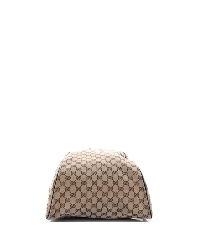 Pre-Owned Gucci Zip Around Travel Backpack Gg Canvas