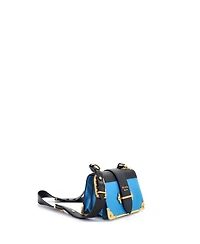 Pre-Owned Prada Small Cahier Crossbody Bag Leather and Saffiano Leather