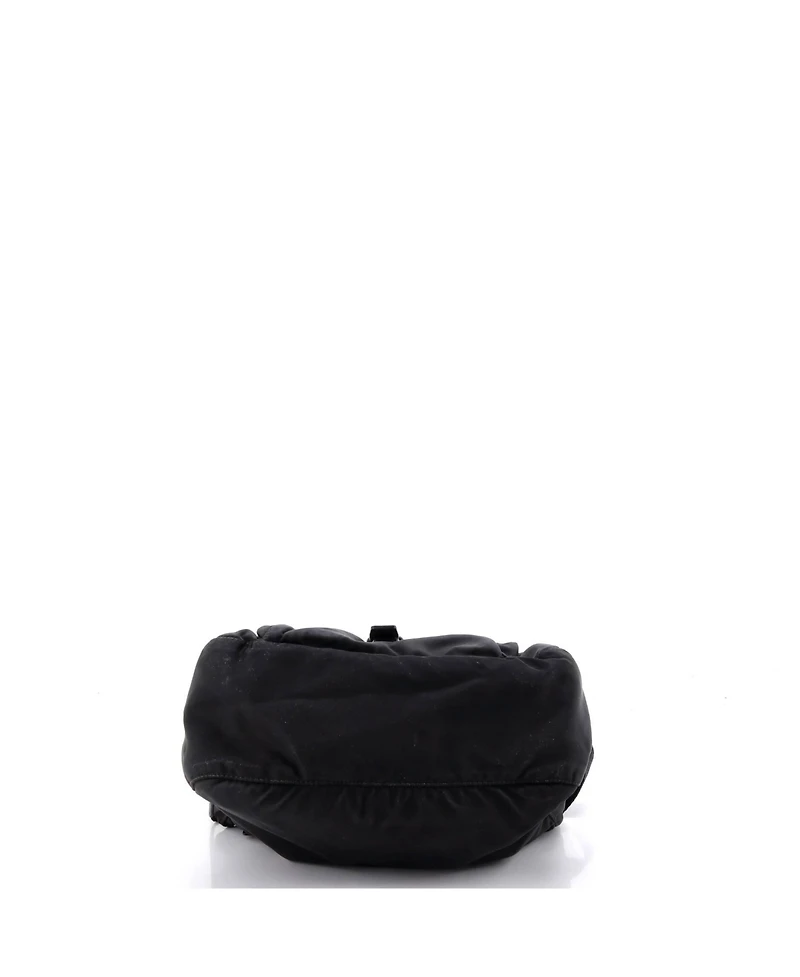 Pre-Owned Prada Small Buckle Messenger Bag Tessuto