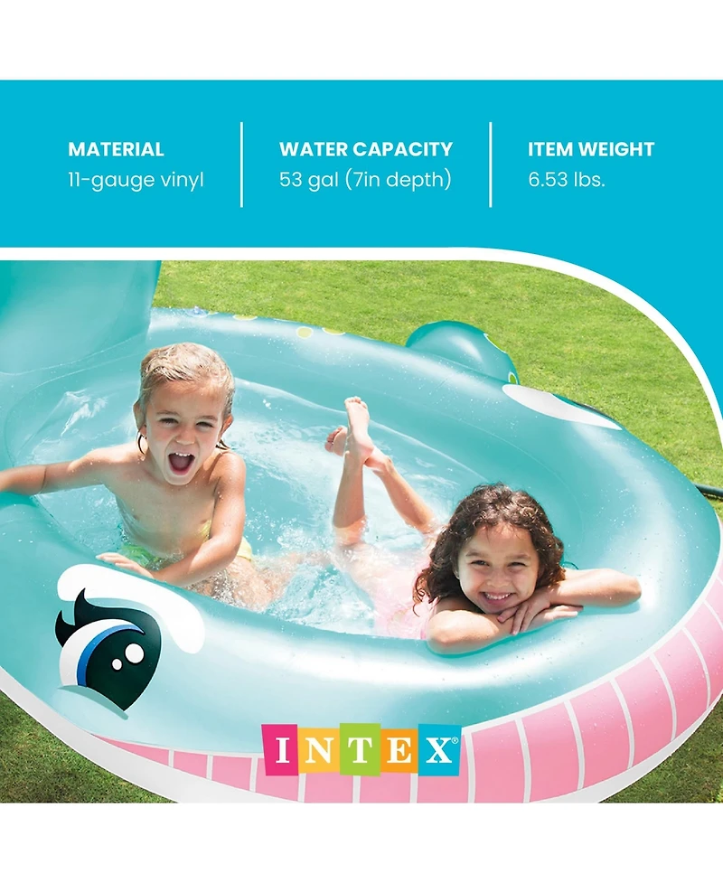 Gnuadz Whale Spray Kiddie Pool Splash Sprinkler Play Center