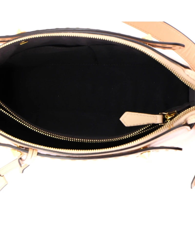 Pre-Owned Fendi Medium Logo By The Way Satchel Embossed Leather