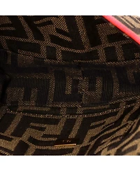 Pre-Owned Fendi Mini Baguette Nm Bag Zucca Canvas