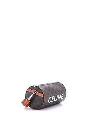 Pre-Owned Celine Logo Cylinder Bag Triomphe Coated Canva