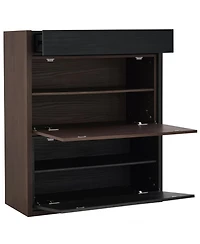 Streamdale Furniture Extendable Rotating Corner Cabinet - Set of 2