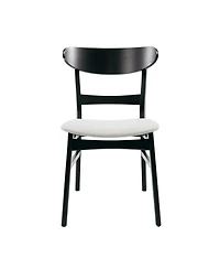 Streamdale Furniture Mid-Century Rubberwood 5-Piece Dining Set