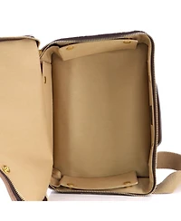 Pre-Owned Fendi Small Zip Around Travel Bag Zucca Coated Canvas