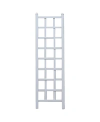 Dura-Trel Providence 22 x 75 Inch Pvc Vinyl Outdoor Garden Patio Trellis, White