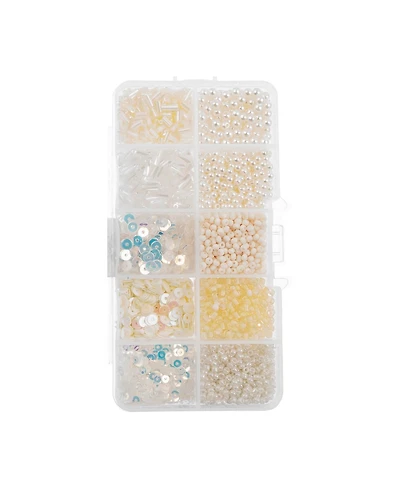 John Bead 10 Types Mix Sequins and Beads Kit for Jewelry Making