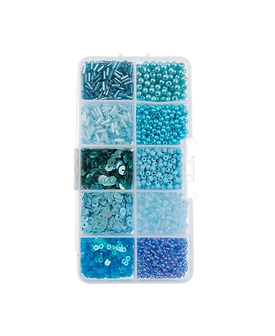John Bead 10 Types Mix Sequins and Beads Kit for Jewelry Making