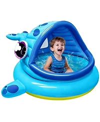 Gnuadz Inflatable Whale Pool Tent Kids Water Fun