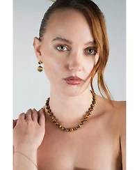 Classicharms Tiger's Eye Beaded Necklace
