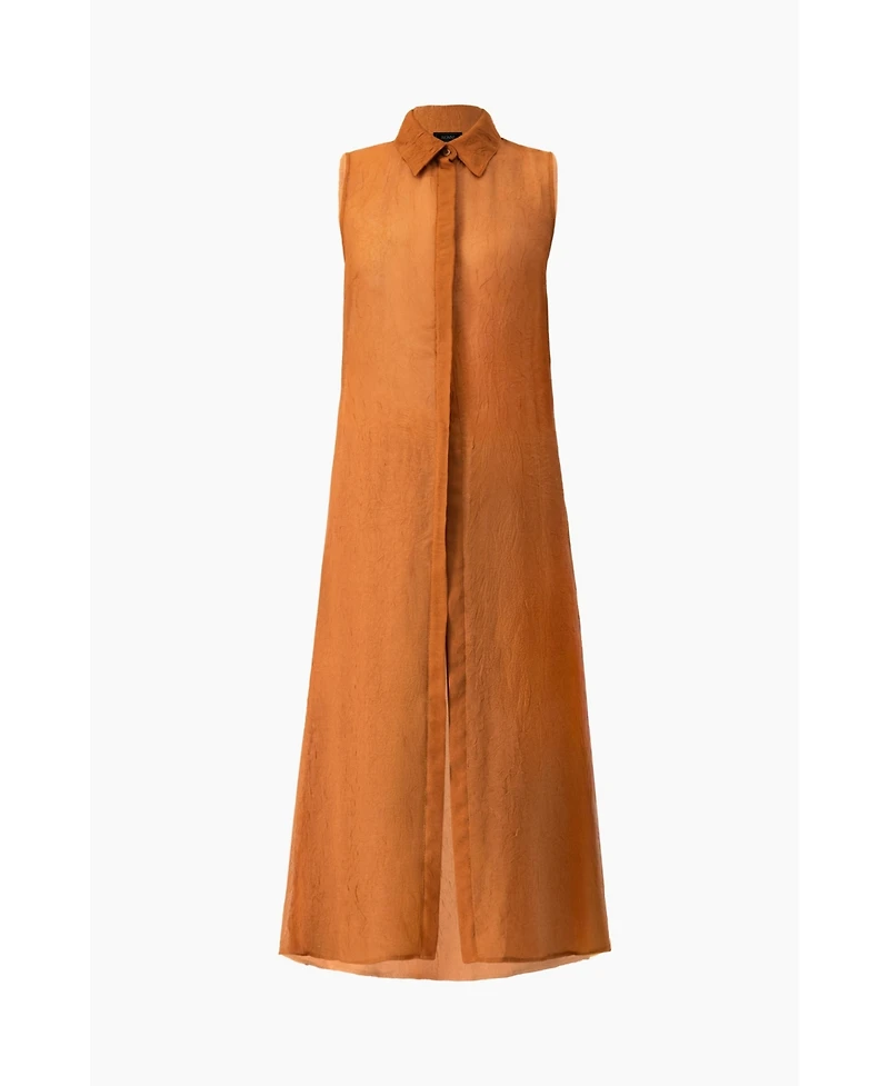 Ivonne Women's Sleeveless Collared Tunic