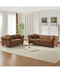 Streamdale Furniture Modern Combo Sofa with Wood Frame and Feet