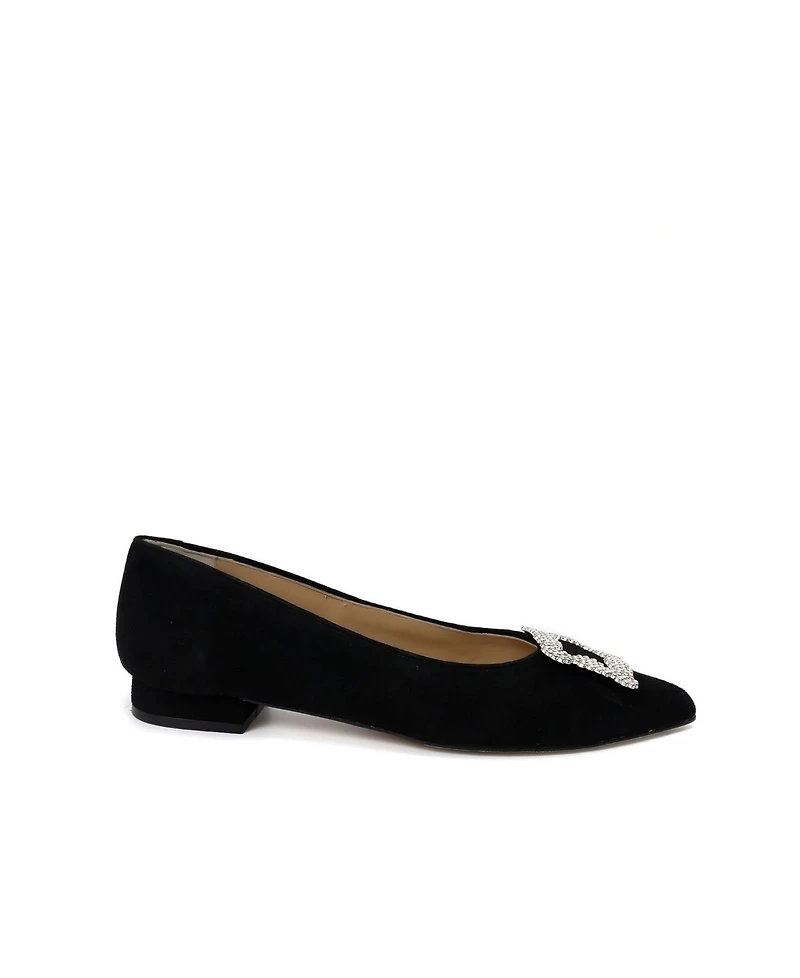 Menina Step Women's Tiara Crystal Flat