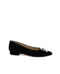 Menina Step Women's Tiara Crystal Flat