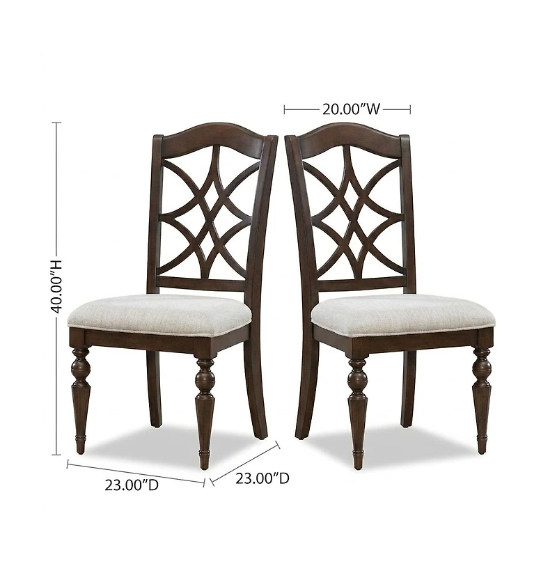 Liberty Furniture Industries, Inc Arden Road Dining Room Splat Back Side Chair Set of 2