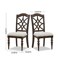 Liberty Furniture Industries, Inc Arden Road Dining Room Splat Back Side Chair Set of 2