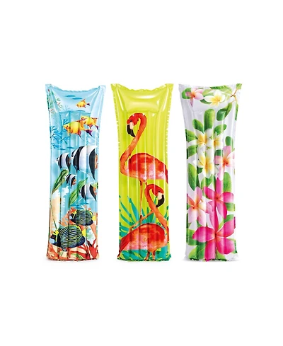 Gnuadz 3PC Inflatable Floating Fashion Mat Vinyl 2 Chambers 220lb