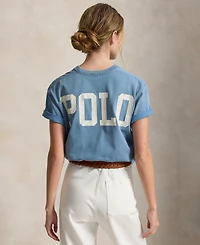 Polo Ralph Lauren Women's Graphic Crewneck T-Shirt