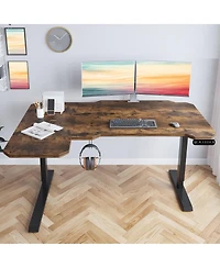 Streamdale Furniture Electric L-Shaped Height Adjustable Standing Desk