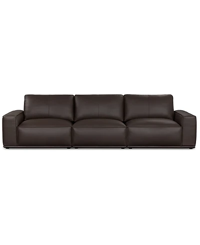 Paitlyn 3-Piece Leather Sofa