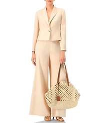 Ivonne Women's Wide-Leg Super Soft Pants with Broad Waistband