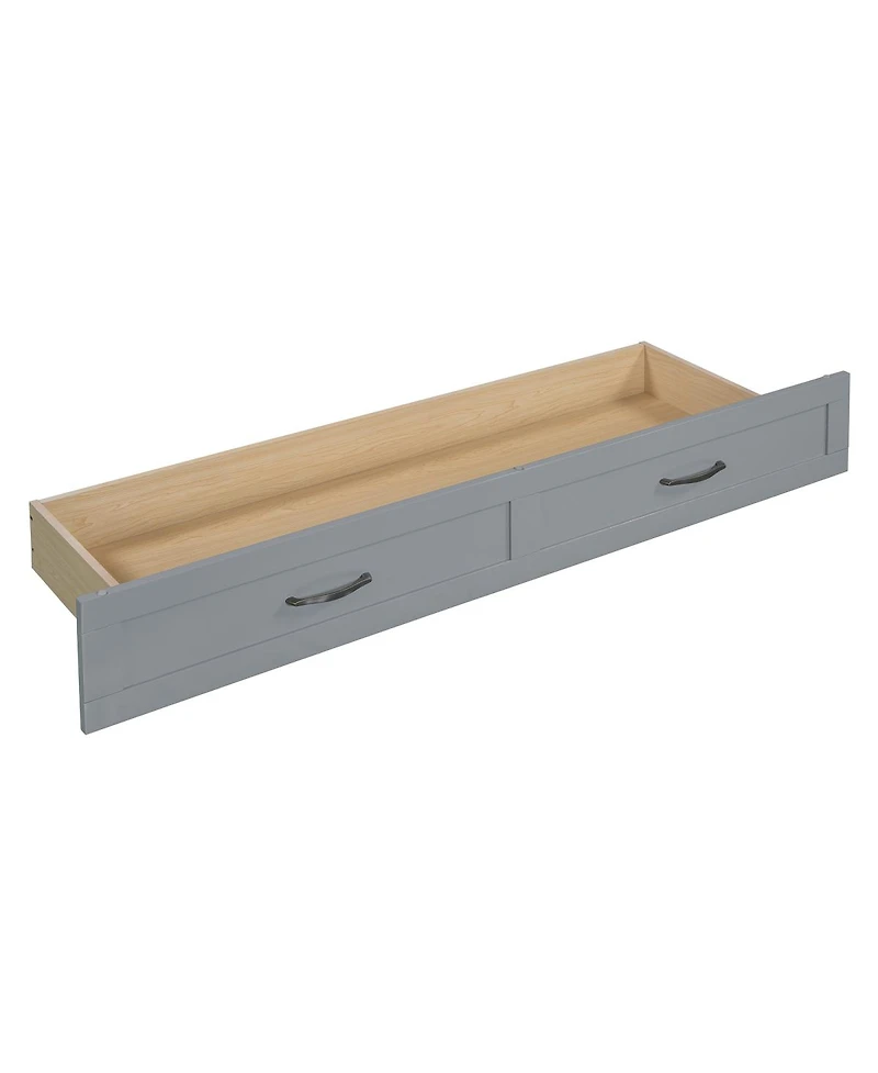 Streamdale Furniture Queen Size Murphy Bed with Large Drawers