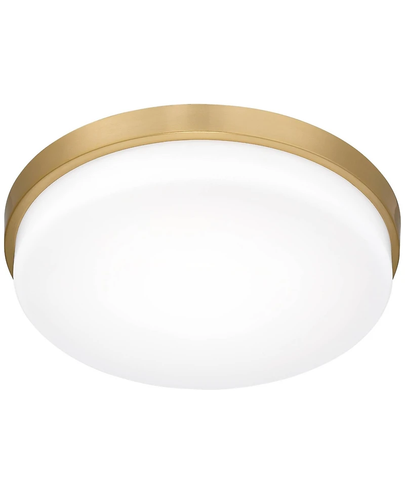 Possini Euro Design Winfrey Wide Gold Led Ceiling Light