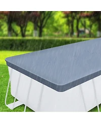 Funsicle Durable Rectangular Pool Cover for Oasis and Activity Pools