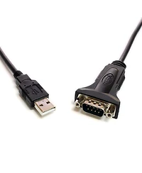 Tera Grand 3' Premium Usb 2.0 to RS232 DB9 Adapter Cable, Female Jack Nuts