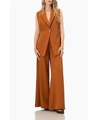 Ivonne Women's Single-Button Tailored Vest