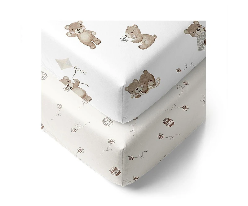 Living Textiles Baby Cotton Jersey Fitted Sheet