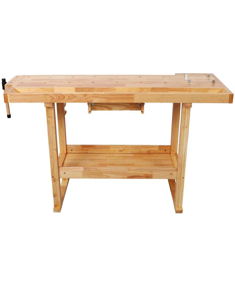 Streamdale Furniture 55 inches Wood Workbench, Heavy Duty, 300-Pound Capacity, Storage