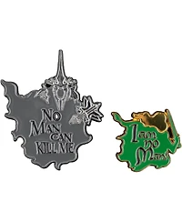 Weta Workshop The Lord of the Rings Trilogy I Am No Man Stackable Enamel Pin Set