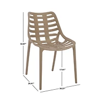 Augusta Home Fufa Outdoor Dining Chair (Set of 2)