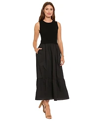 London Times Women's Crewneck Dress