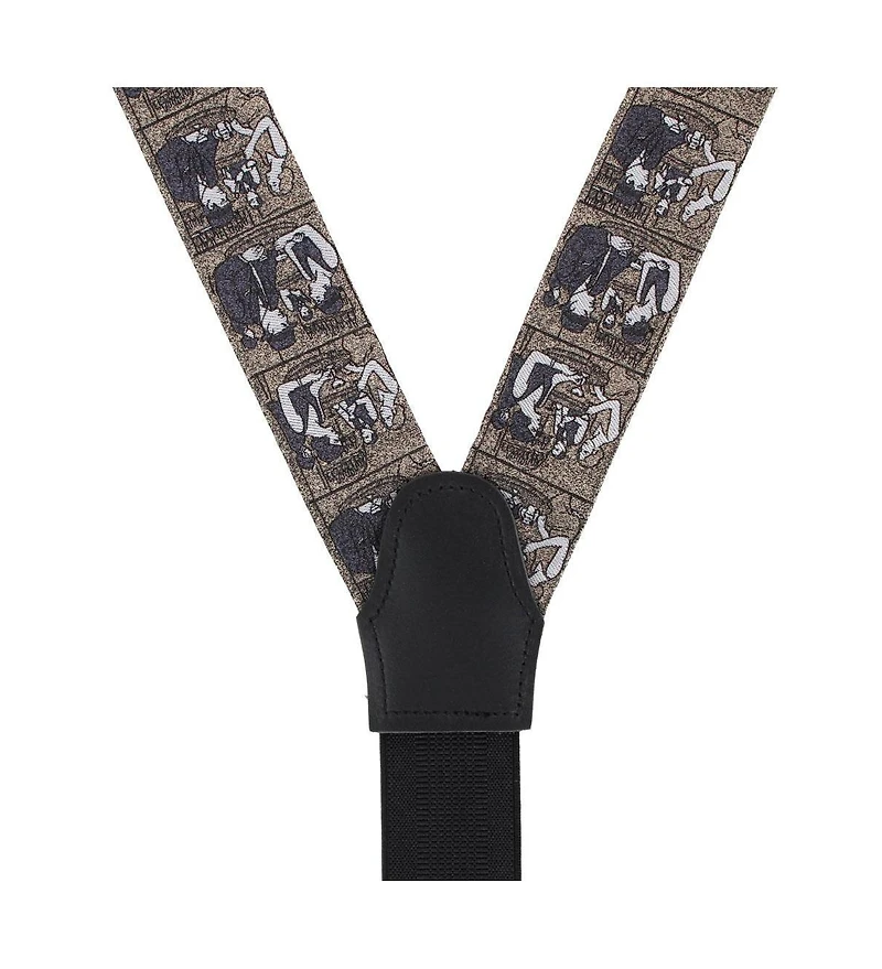 Trafalgar Men's The Nightcap Novelty Silk Formal End Suspenders