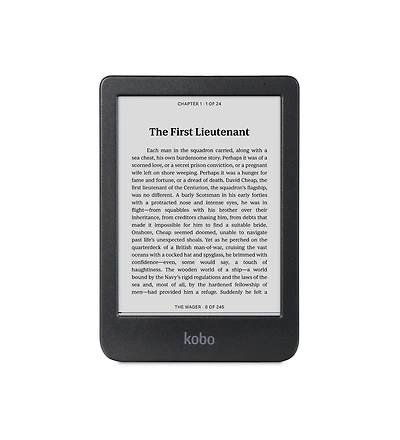 Kobo Clara Bw | eReader | 6 inch Glare-Free Touchscreen with Comfort Light Pro | Dark Mode Option | Audiobooks | Waterproof | 16GB of Storage