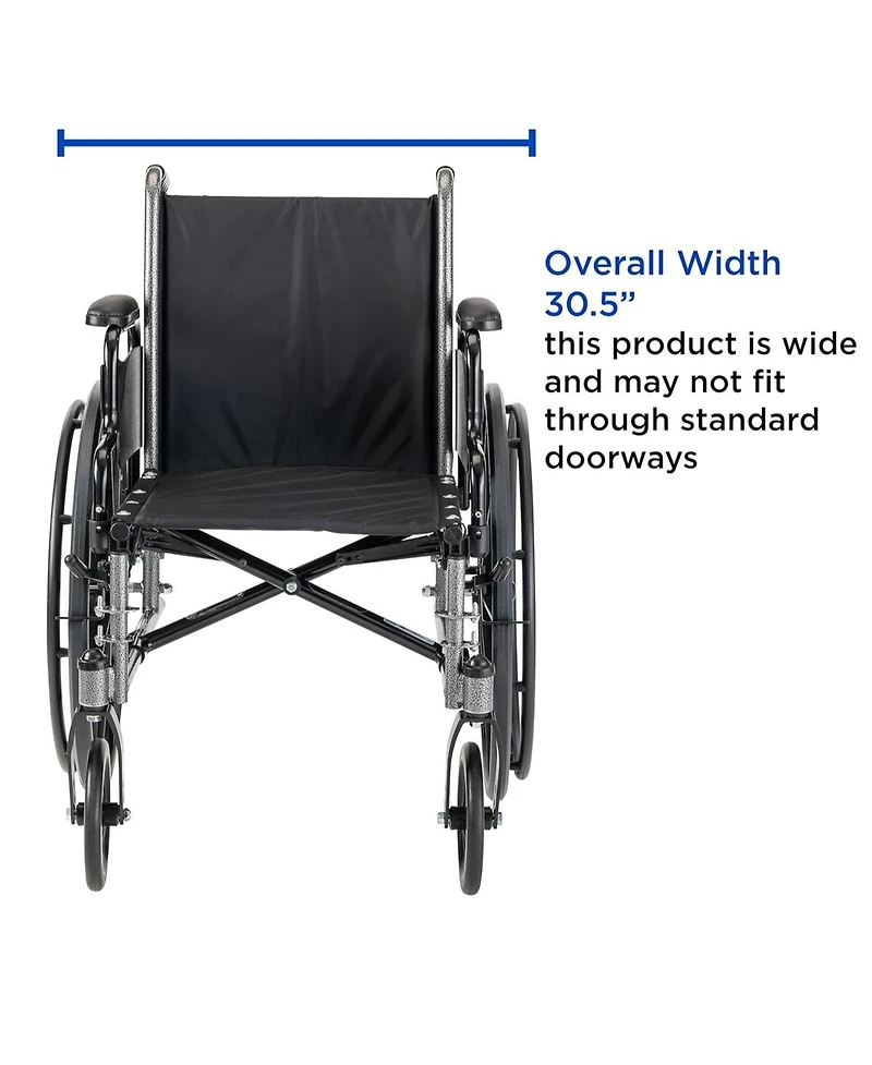 Invacare Tracer SX5 Folding Wheelchair for Adults, Inch Seat, Desk Arms