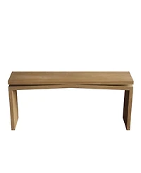 Streamdale Furniture 65-Inch Solid Wood Veneer Console Table, Farmhouse Entryway Sofa Table