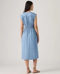 Levi's Women's Beatrice Button-Front Midi Dress