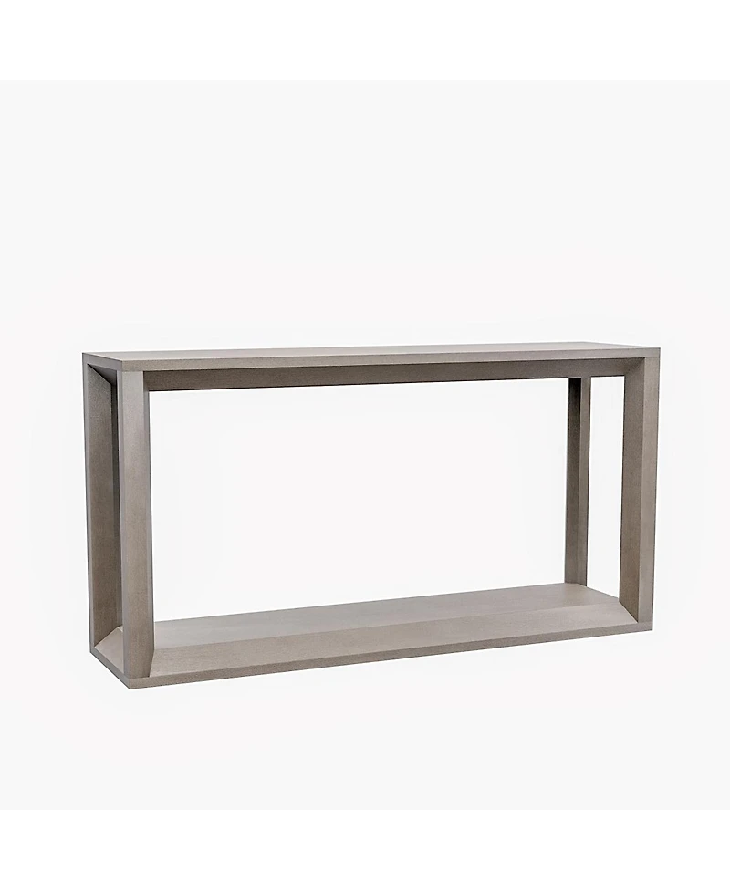 Streamdale Furniture 60" Rectangular Solid Wood Veneer Console Table, Table