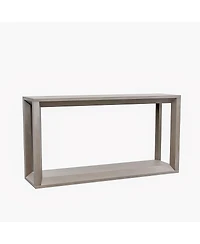 Streamdale Furniture 60" Rectangular Solid Wood Veneer Console Table, Table