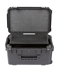 Skb iSeries 4RU Injection Molded Fly Rack Waterproof Wheeled Case, 9" Depth