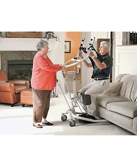 Invacare Sit to Stand Patient Lift, Hydraulic Stand Assist Lift Aid for Patient With 350 Pound Capacity