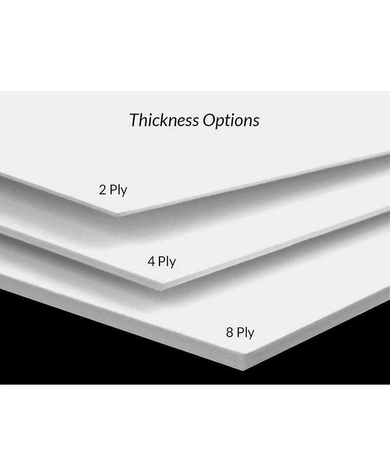 Archival Methods 100% Cotton Museum Board, 11x14", 4-layer, Package of 25