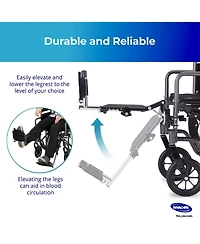 Invacare Wheelchair Elevating Legrests with Composite Footplates and Non Padded Calf Support