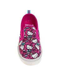 Hello Kitty Sanrio Canvas Slip On Sneakers Women's Casual Comfort Easy Wear Fun Design Everyday Style
