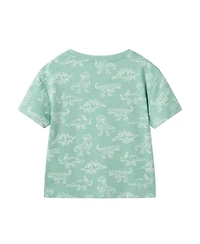 Andy & Evan Toddler Boys Allover Dino Graphic Tee